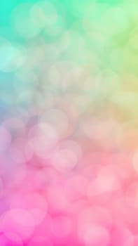 pastel colors bokeh background. Vertical image.Abstract circular bokeh background. Soft light defocused spots.