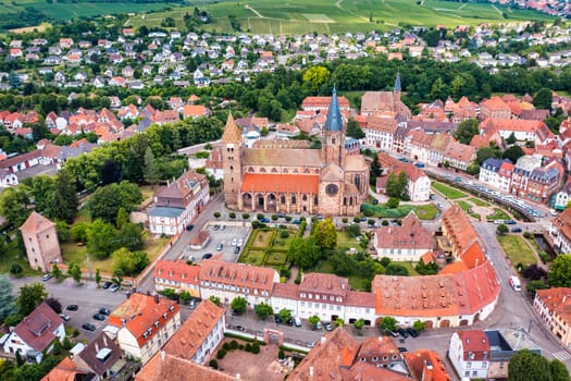 Wissembourg (Weißenburg) town in Alsace area, France. Historic Center of Wissembourg, Alsace, France. The picturesque city of Wissembourg in Bas Rhin, Alsace, France.