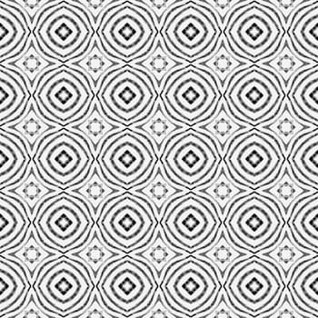 Textile ready cool print, swimwear fabric, wallpaper, wrapping. Black and white beautiful boho chic summer design. Trendy organic green border. Organic tile.