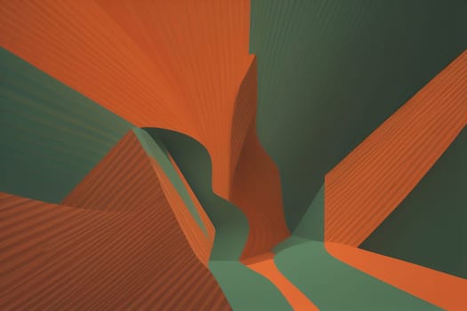 Abstract fractal art background for creative design. generative ai