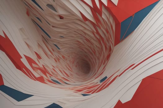 Abstract fractal art background for creative design. generative ai