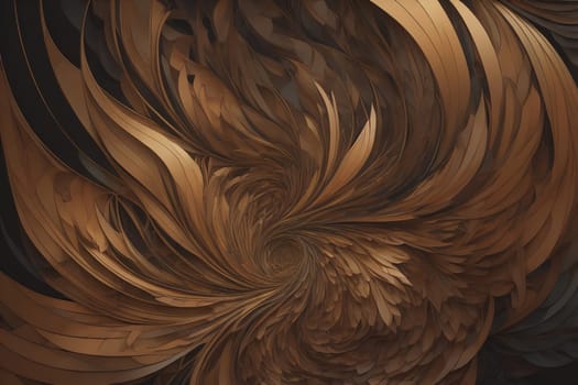 Abstract fractal art background for creative design. generative ai