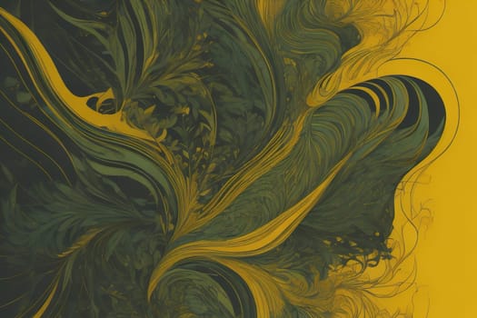 Abstract fractal art background for creative design. generative ai