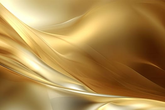 Gold background or texture and gradients shadow. AI Generative