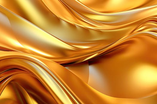 Gold background or texture and gradients shadow. AI Generative