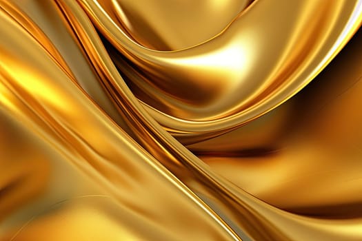 Gold background or texture and gradients shadow. AI Generative