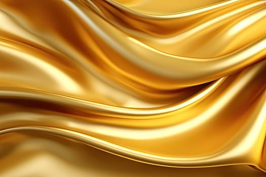 Gold background or texture and gradients shadow. AI Generative