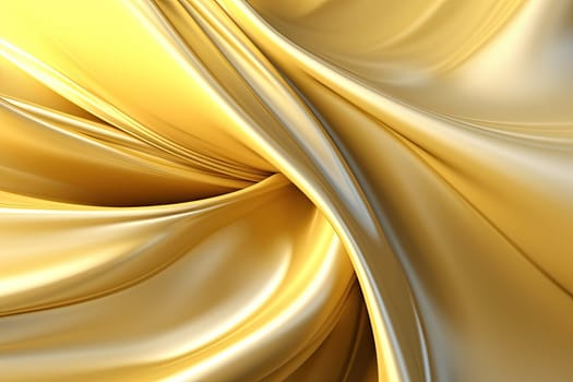 Gold background or texture and gradients shadow. AI Generative