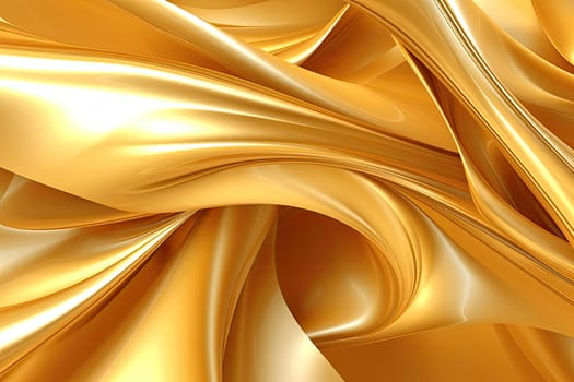 Gold background or texture and gradients shadow. AI Generative