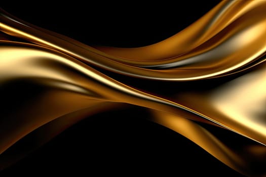 Gold background or texture and gradients shadow. AI Generative