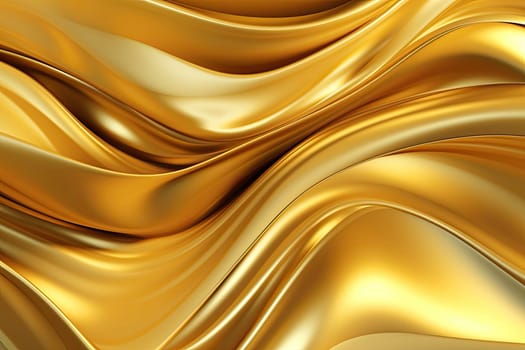 Gold background or texture and gradients shadow. AI Generative