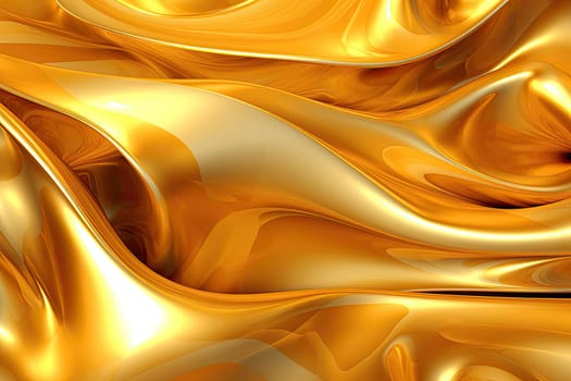 Gold background or texture and gradients shadow. AI Generative