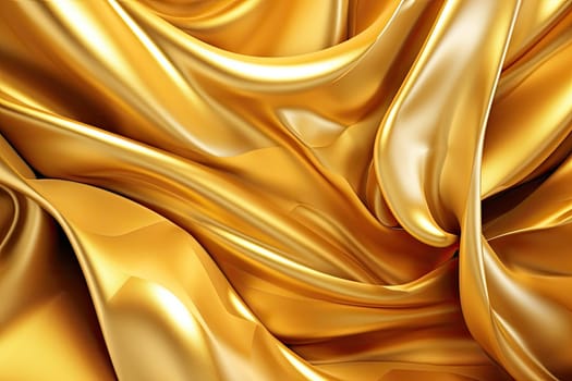 Gold background or texture and gradients shadow. AI Generative