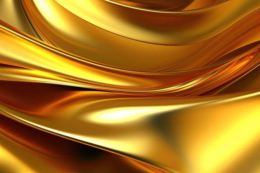 Gold background or texture and gradients shadow. AI Generative