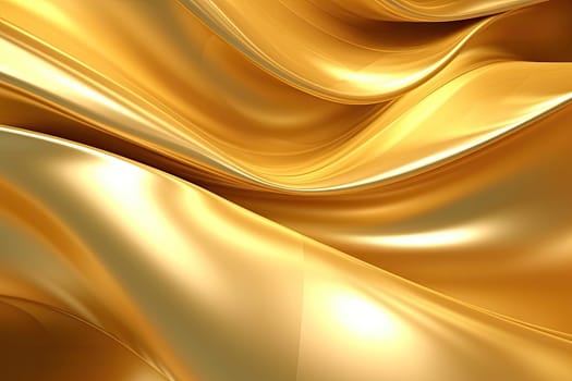 Gold background or texture and gradients shadow. AI Generative