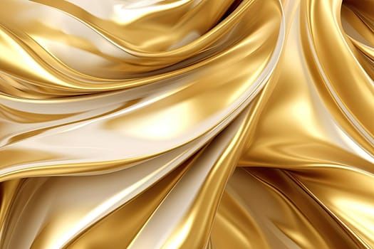 Gold background or texture and gradients shadow. AI Generative