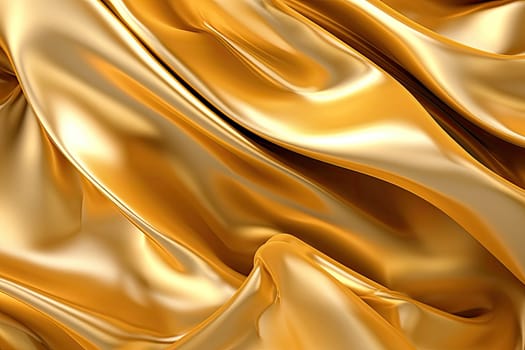 Gold background or texture and gradients shadow. AI Generative