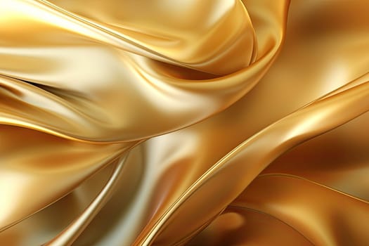 Gold background or texture and gradients shadow. AI Generative