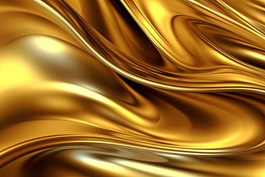 Gold background or texture and gradients shadow. AI Generative