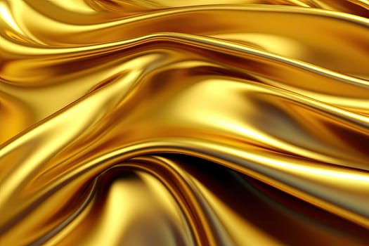 Gold background or texture and gradients shadow. AI Generative