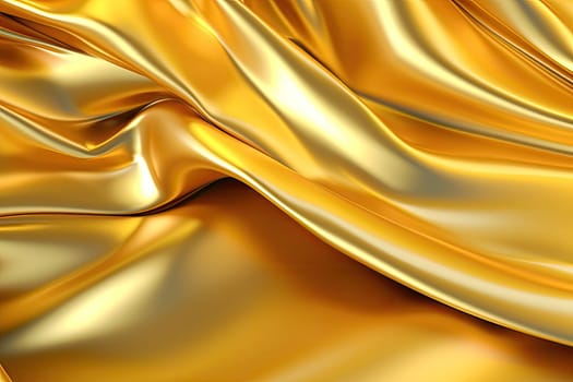 Gold background or texture and gradients shadow. AI Generative