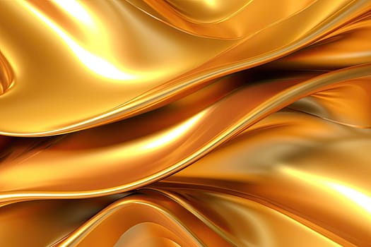 Gold background or texture and gradients shadow. AI Generative