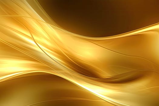 Gold background or texture and gradients shadow. AI Generative