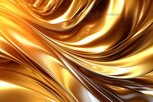 Gold background or texture and gradients shadow. AI Generative