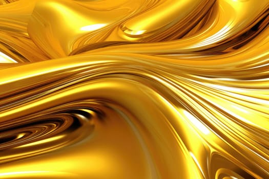 Gold background or texture and gradients shadow. AI Generative