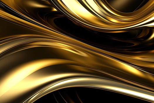 Gold background or texture and gradients shadow. AI Generative