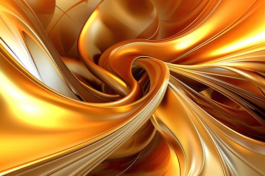 Gold background or texture and gradients shadow. AI Generative