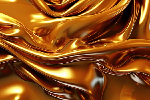 Gold background or texture and gradients shadow. AI Generative