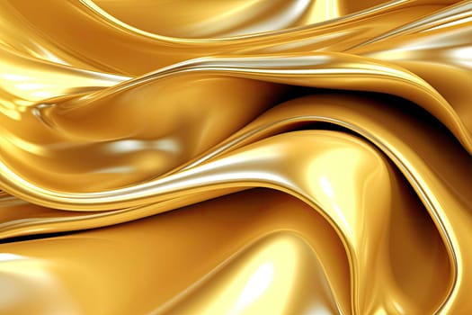 Gold background or texture and gradients shadow. AI Generative