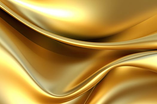 Gold background or texture and gradients shadow. AI Generative