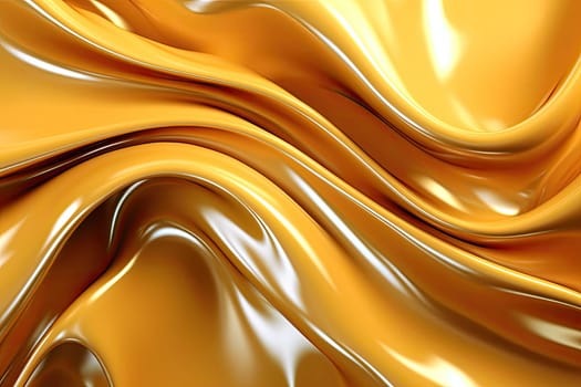 Gold background or texture and gradients shadow. AI Generative