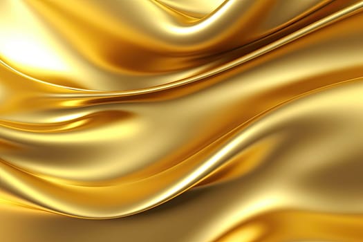 Gold background or texture and gradients shadow. AI Generative