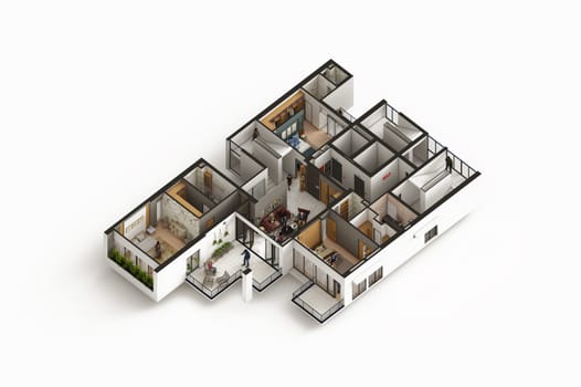 4 bedroom Duplex Apartment typical floor plan 2