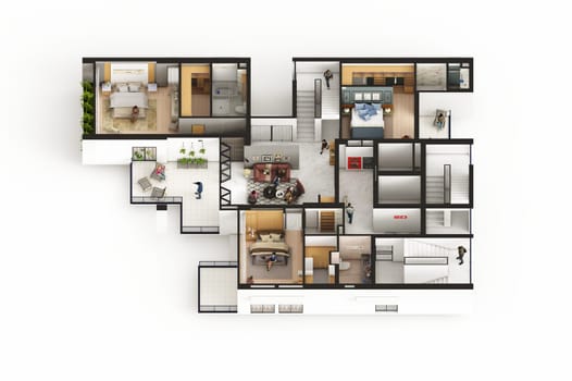 4 bedroom Duplex Apartment typical floor plan 2