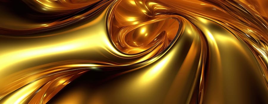 Gold background or texture and gradients shadow. AI Generative