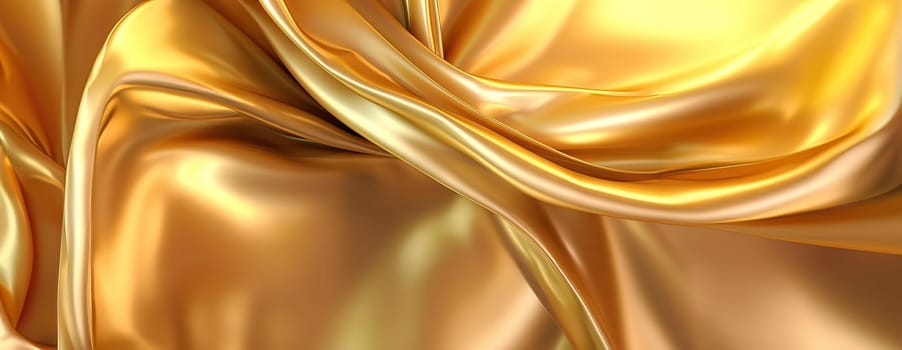 Gold background or texture and gradients shadow. AI Generative