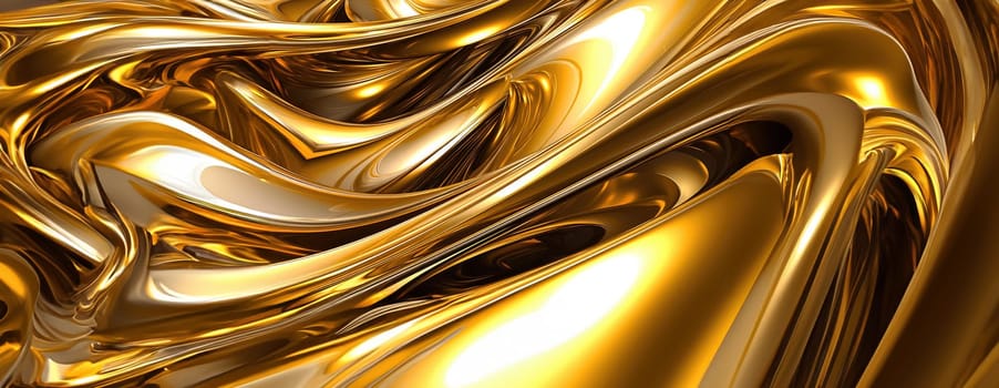 Gold background or texture and gradients shadow. AI Generative