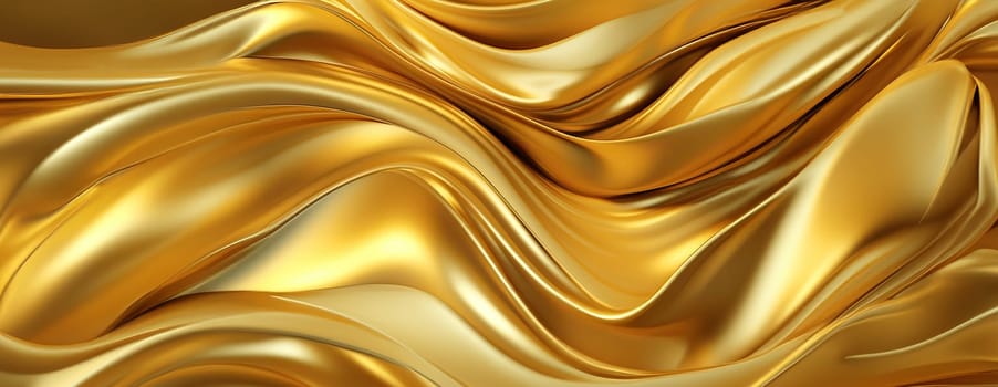 Gold background or texture and gradients shadow. AI Generative