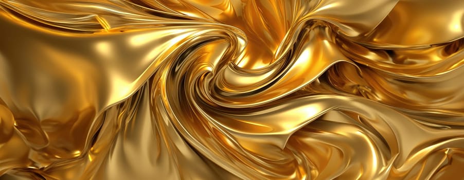 Gold background or texture and gradients shadow. AI Generative