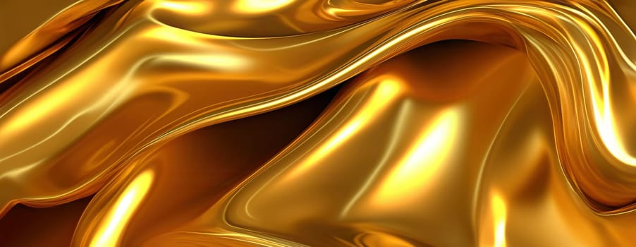 Gold background or texture and gradients shadow. AI Generative