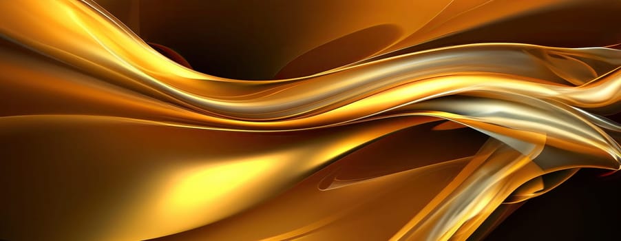 Gold background or texture and gradients shadow. AI Generative