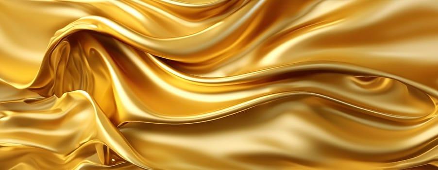 Gold background or texture and gradients shadow. AI Generative