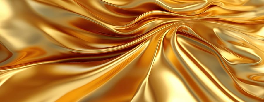 Gold background or texture and gradients shadow. AI Generative