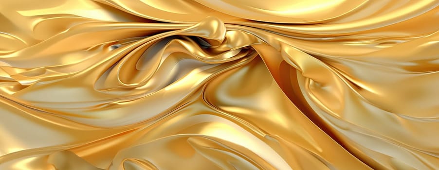 Gold background or texture and gradients shadow. AI Generative