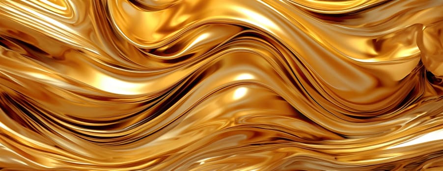 Gold background or texture and gradients shadow. AI Generative