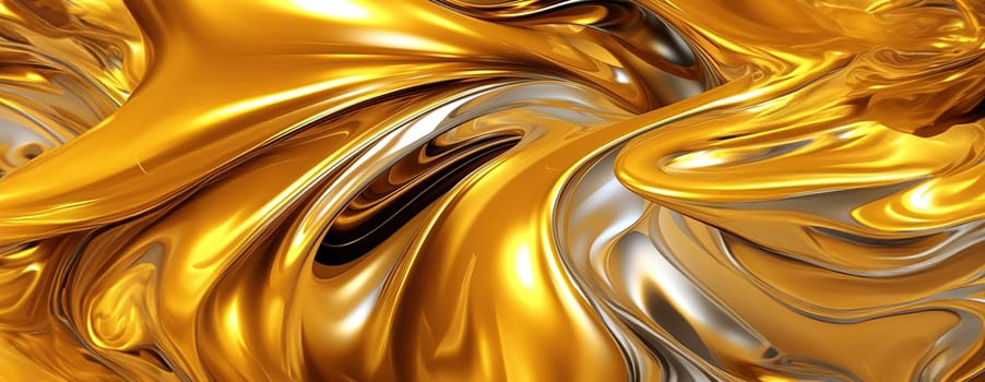 Gold background or texture and gradients shadow. AI Generative